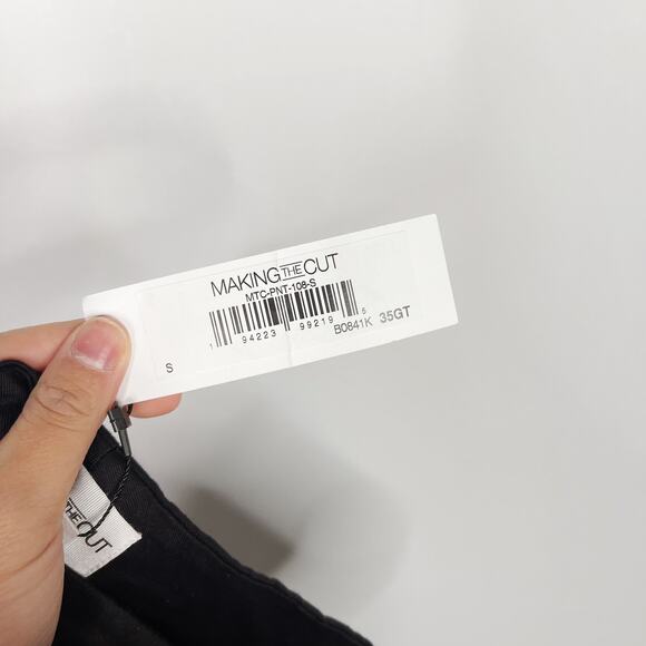 New Making The Cut Womens Small S Black Pleated Tie Skirt with Trouser Pants - Picture 12 of 15